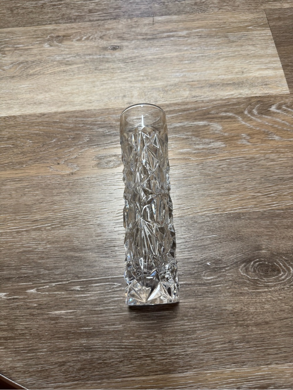 Tiffany and co crystal vase